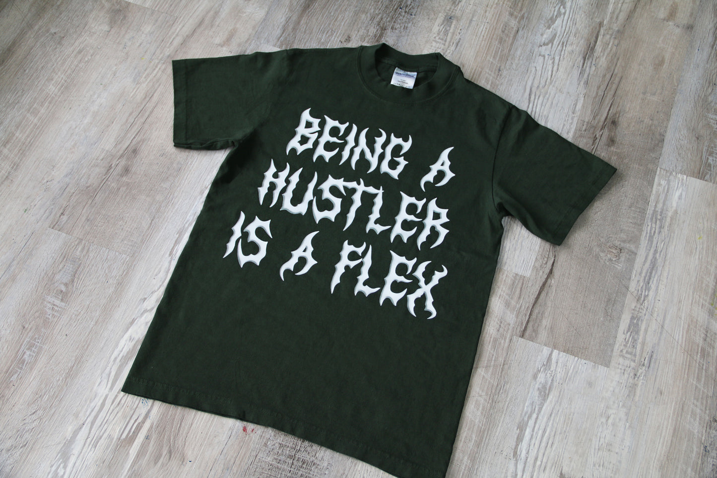Being A Hustler is a Flex Oversize Tee