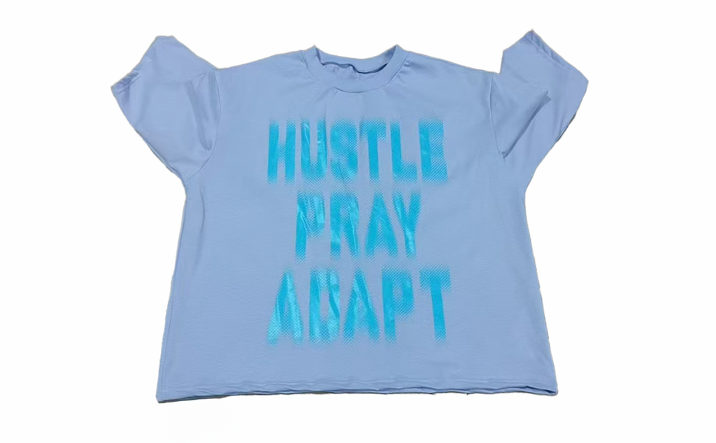 Hustlers Pray Adapt Rhinestone Tee